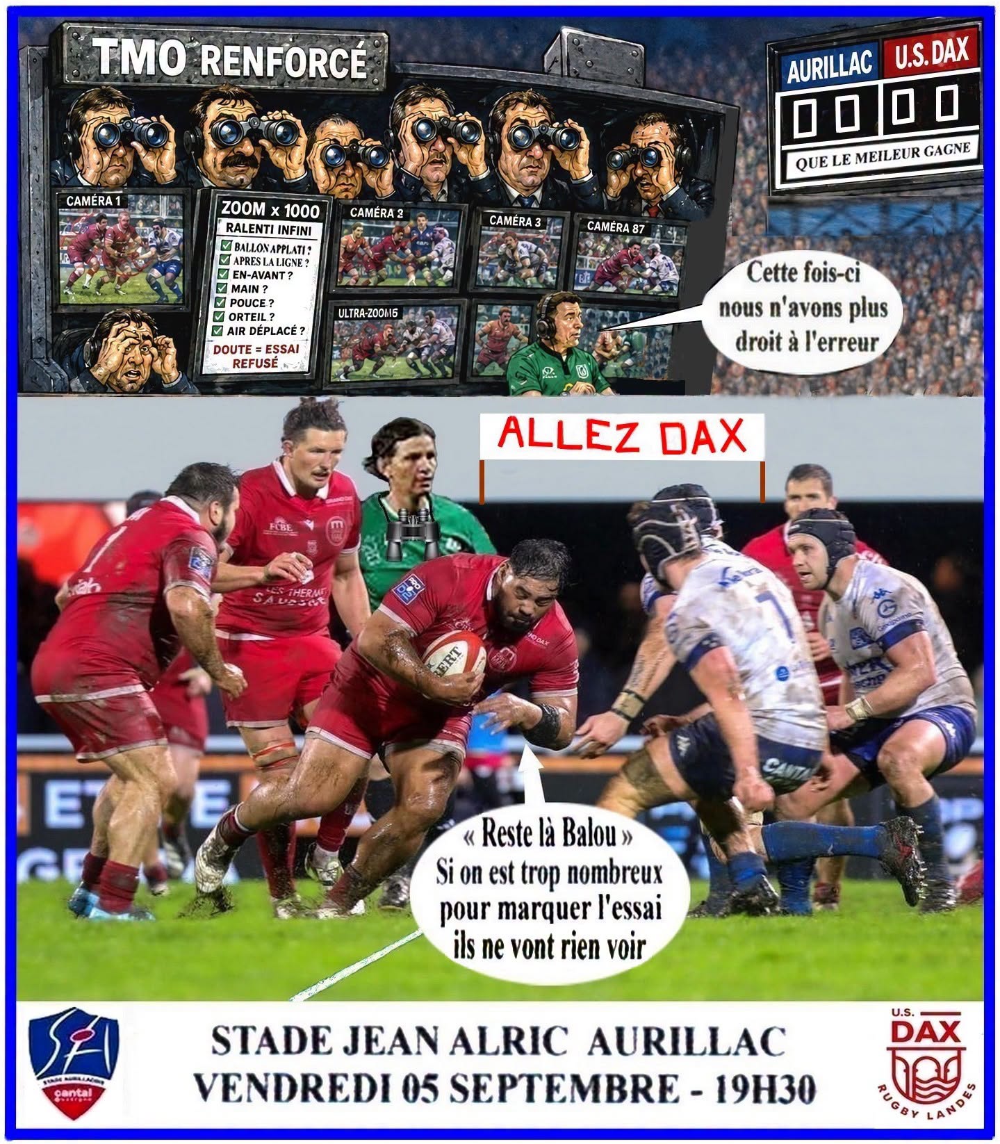 Affiche Aurillac - Dax